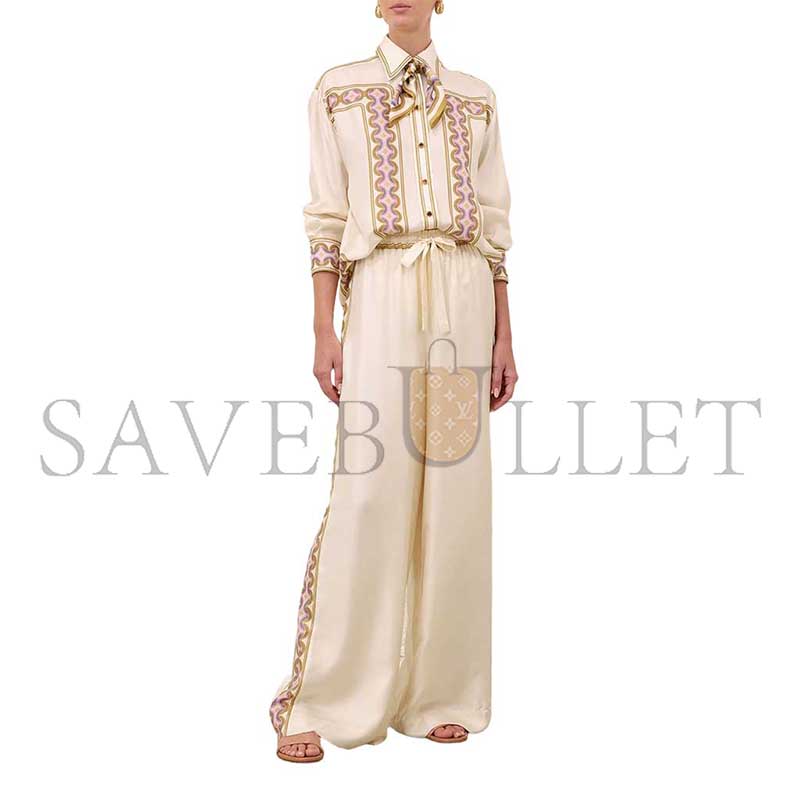 ZIMMERMANN LUNA RETRO SHIRT 7746TS261